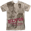 Elvis Presley - Flaming Star Adult Regular Fit Short Sleeve 100% Poly