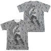 Elvis Presley - Rockin All Over (Front - Back Print) Adult Regular Fit Short Sleeve 65 - 35 Poly - Cotton