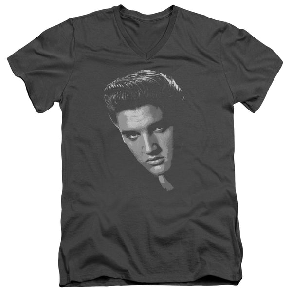 Elvis Presley - American Idol Adult Slim Fit V Neck Cotton