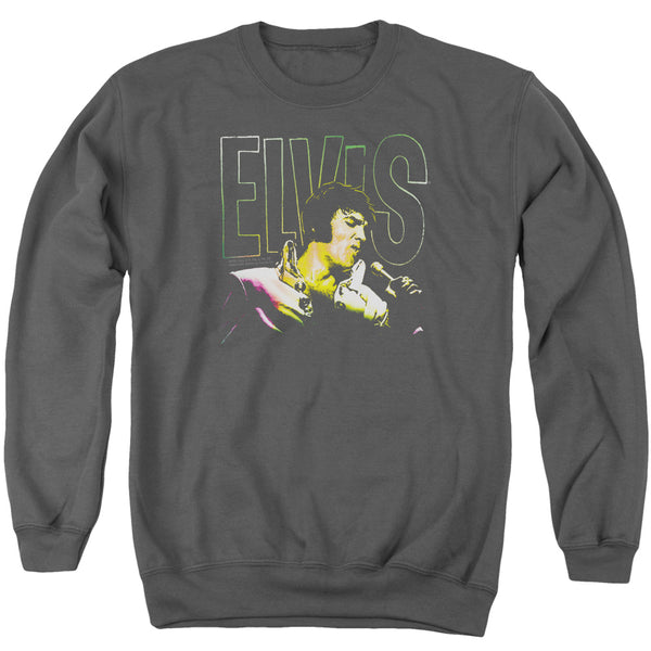 Elvis Presley - Multicolored Adult Crewneck Sweatshirt