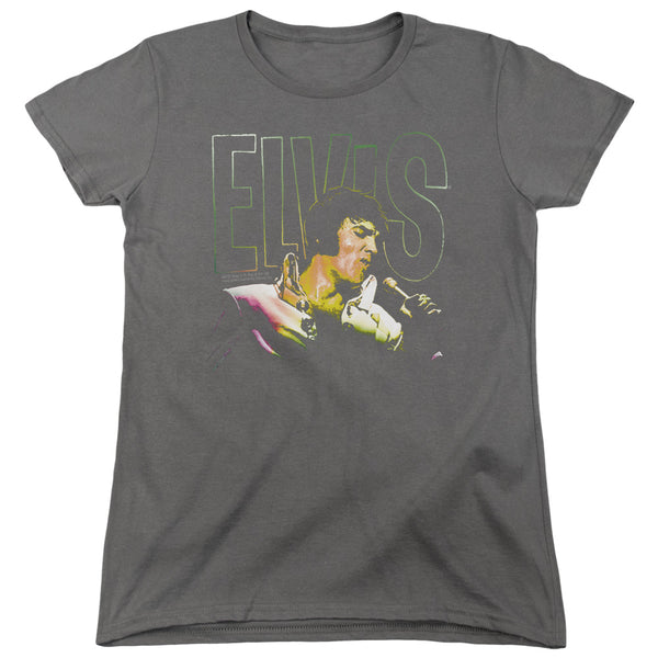 Elvis Presley - Multicolored Women's Short Sleeve