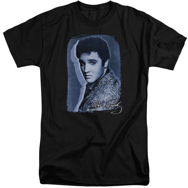 Elvis Presley - Overlay Adult Tall Fit Short Sleeve