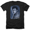 Elvis Presley - Overlay Adult Regular Fit Heather Short Sleeve