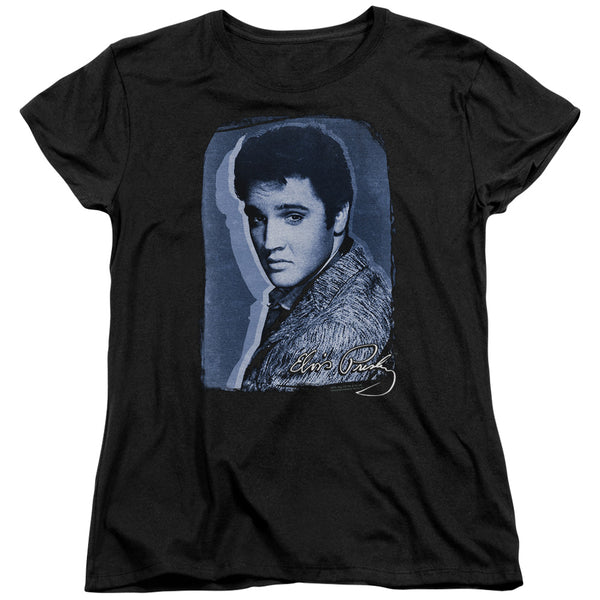 Elvis Presley - Overlay Women's Short Sleeve