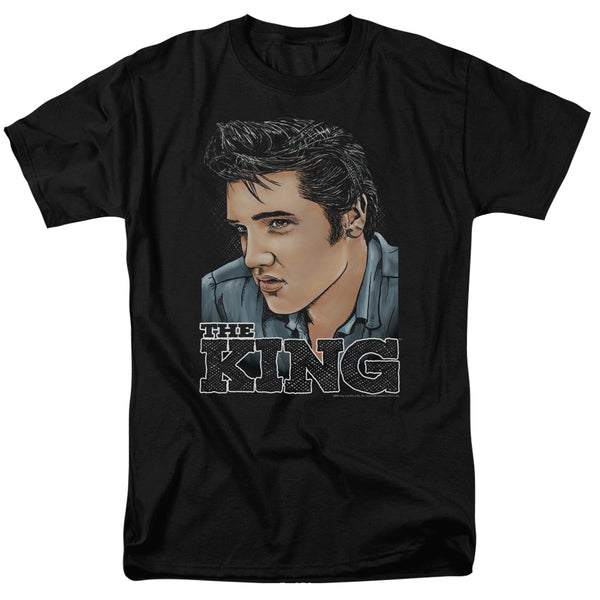 Elvis Presley - Graphic King Adult Regular Fit Short Sleeve