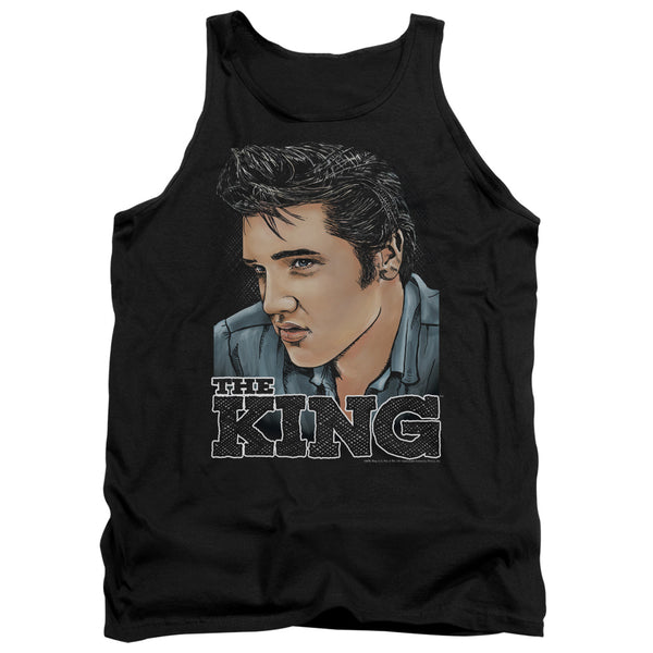 Elvis Presley - Graphic King Adult Tank Top