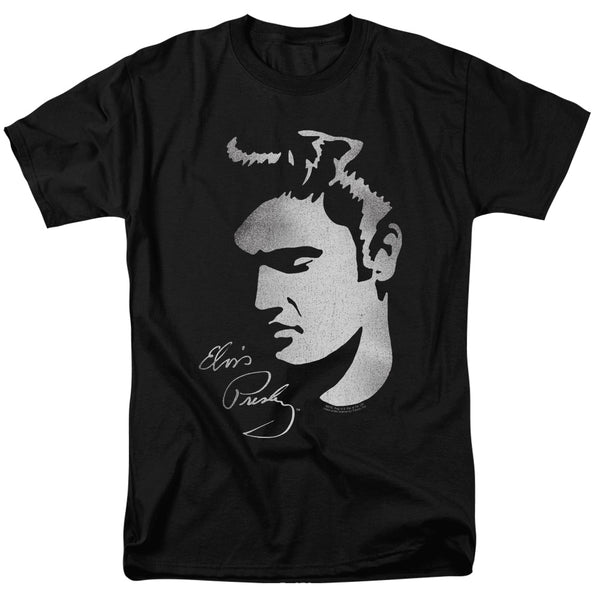 Elvis Presley - Simple Face Adult Regular Fit Short Sleeve