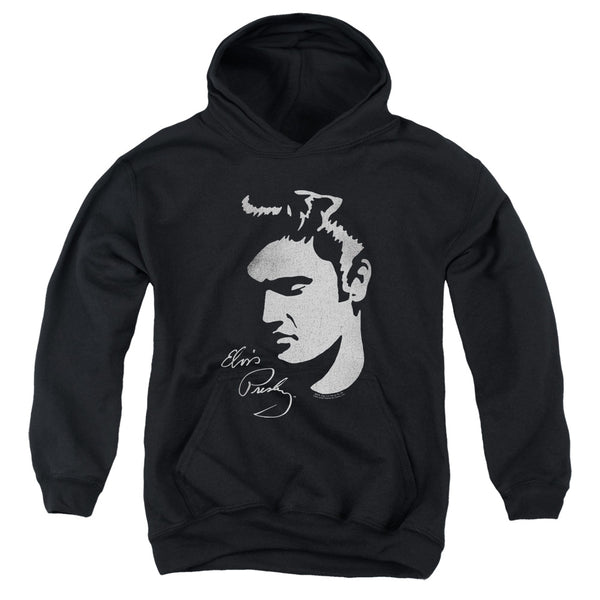 Elvis Presley - Simple Face Youth Hooded Sweatshirt