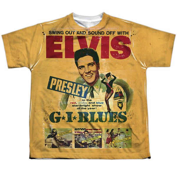 Elvis Presley - Gi Blues Youth Short Sleeve 100% Poly