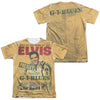 Elvis Presley - Gi Blues (Front - Back Print) Adult Regular Fit Short Sleeve 65 - 35 Poly - Cotton