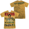 Elvis Presley - Gi Blues (Front - Back Print) Adult Regular Fit Short Sleeve 100% Poly