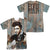 Elvis Presley - Woodgrain (Front - Back Print) Adult Regular Fit Short Sleeve 100% Poly