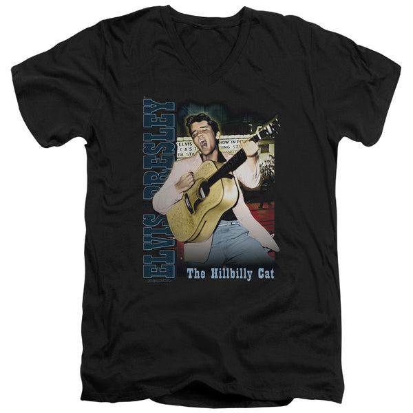 Elvis Presley - Memphis Adult Slim Fit V Neck Cotton