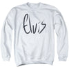 Elvis Presley - Sketchy Name Adult Crewneck Sweatshirt