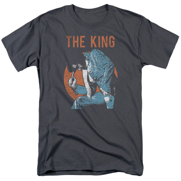 Elvis Presley - Mic In Hand Adult Regular Fit Short Sleeve