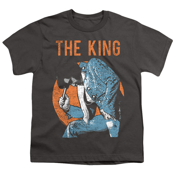 Elvis Presley - Mic In Hand Youth Short Sleeve