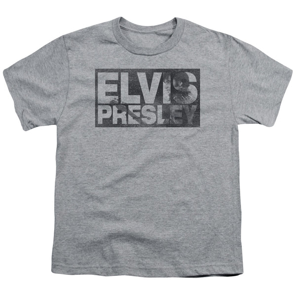 Elvis Presley - Block Letters Youth Short Sleeve