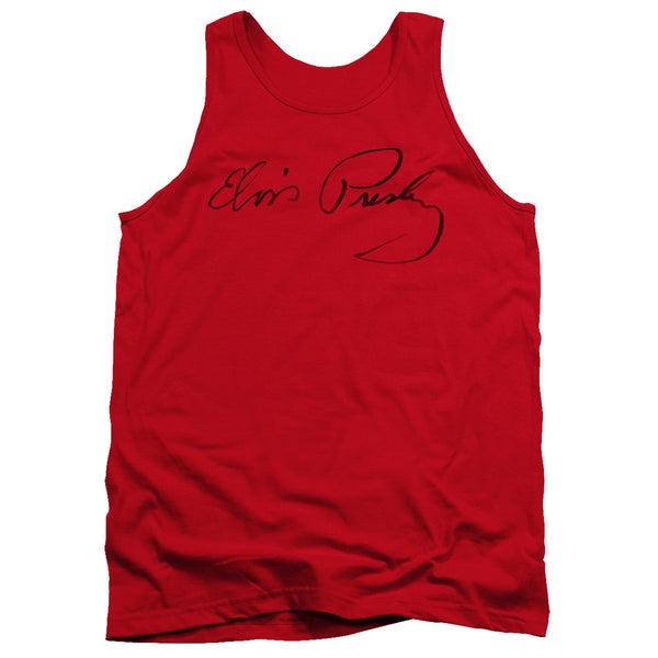 Elvis Presley - Signature Sketch Adult Tank Top