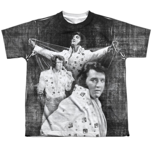Elvis Presley - Legendary Performance Youth Short Sleeve 100% Poly