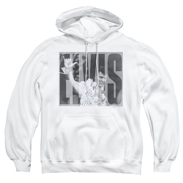 Elvis Presley - Aloha Gray Adult Pullover Hoodie