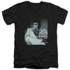 Elvis Presley - Good To Be Adult Slim Fit V Neck Cotton