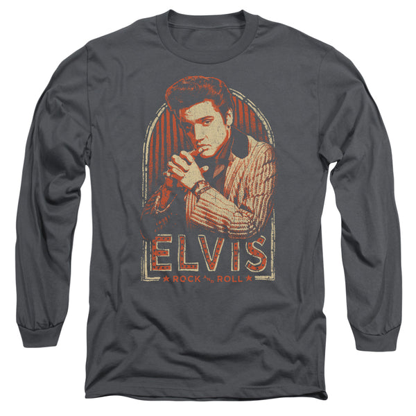 Elvis Presley - Stripes Adult Long Sleeve