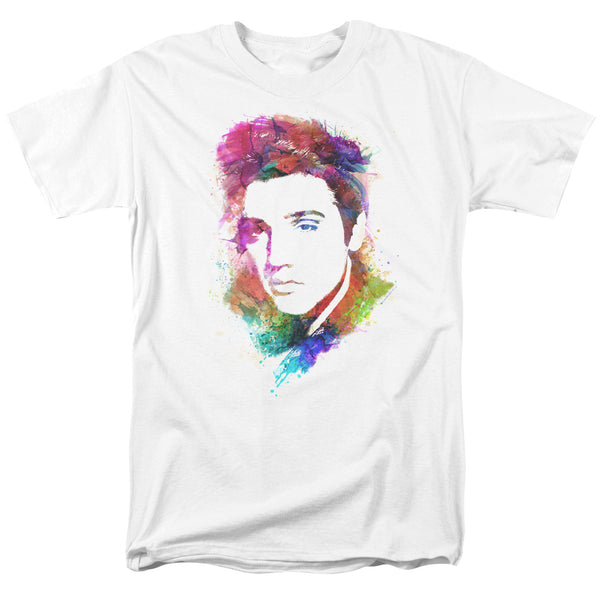 Elvis Presley - Watercolor King Adult Regular Fit Short Sleeve