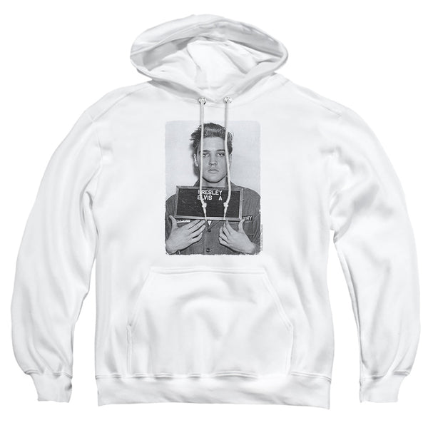 Elvis Presley - Army Mug Shot Adult Pullover Hoodie