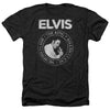 Elvis Presley - Rock King Adult Regular Fit Heather Short Sleeve