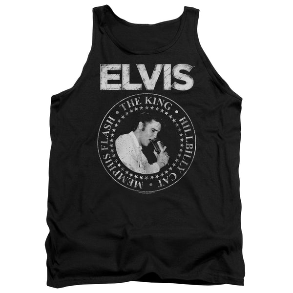 Elvis Presley - Rock King Adult Tank Top