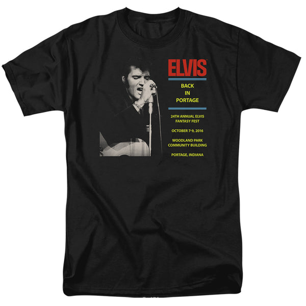 Elvis Presley - Back In Portage Adult Regular Fit Short Sleeve