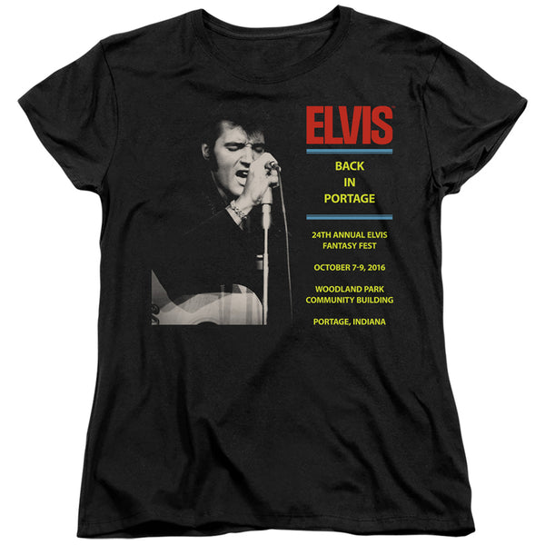 Elvis Presley - Back In Portage Women's Short Sleeve
