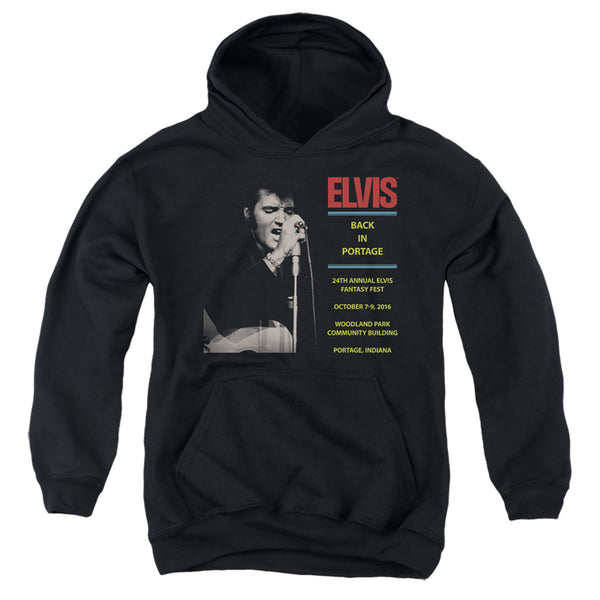 Elvis Presley - Back In Portage Youth Hooded Sweatshirt