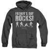 Elvis Presley - Fathers Day Rocks Adult Heather Hoodie