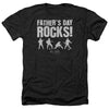 Elvis Presley - Fathers Day Rocks Adult Regular Fit Heather Short Sleeve