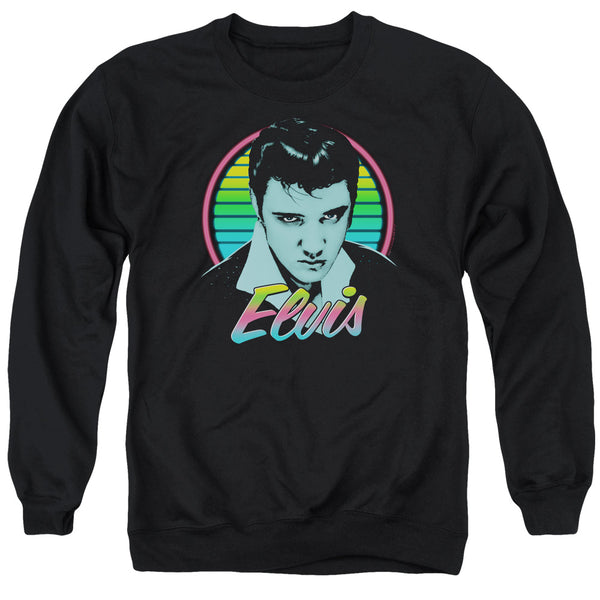 Elvis Presley - Neon King Adult Crewneck Sweatshirt