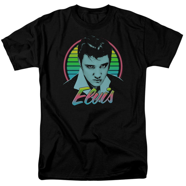 Elvis Presley - Neon King Adult Regular Fit Short Sleeve