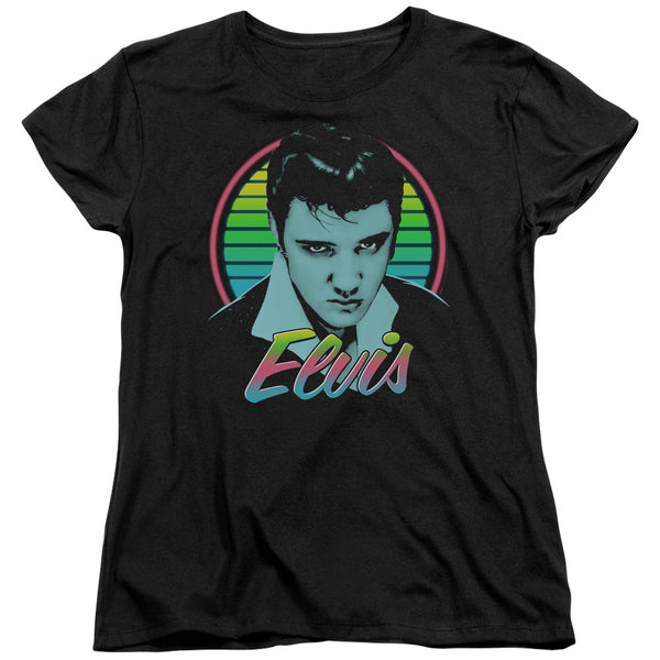 Elvis Presley - Neon King Women's Short Sleeve