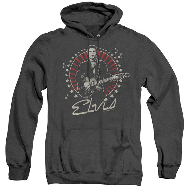 Elvis Presley - Stars Adult Heather Hoodie
