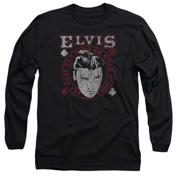 Elvis Presley - Hail The King Adult Long Sleeve
