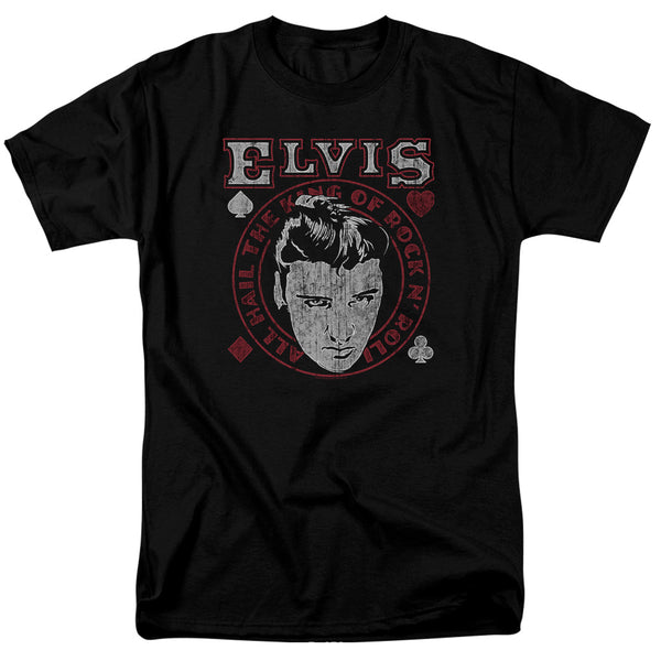 Elvis Presley - Hail The King Adult Regular Fit Short Sleeve
