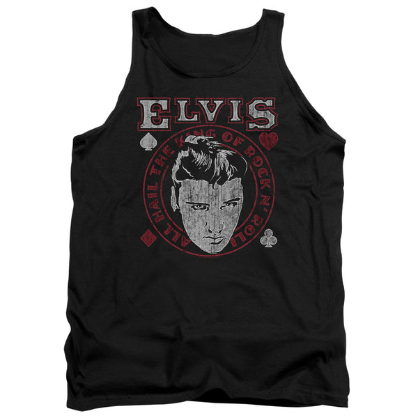 Elvis Presley - Hail The King Adult Tank Top