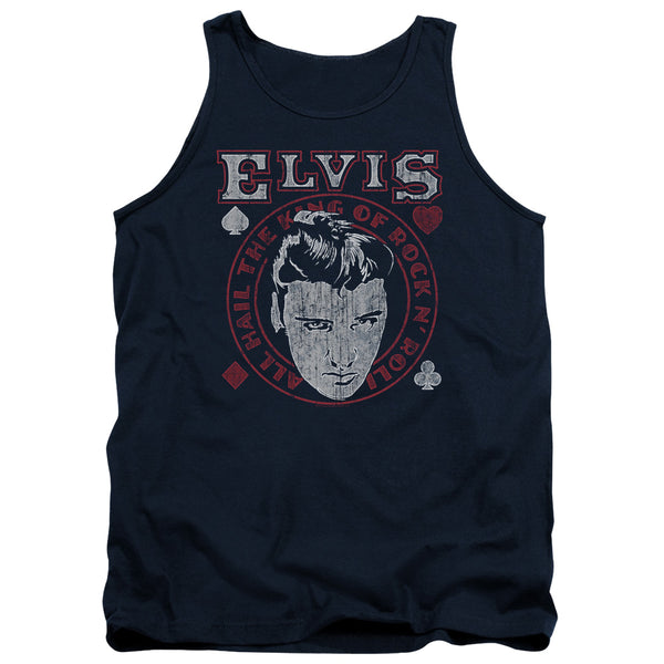 Elvis Presley - Hail The King Adult Tank Top