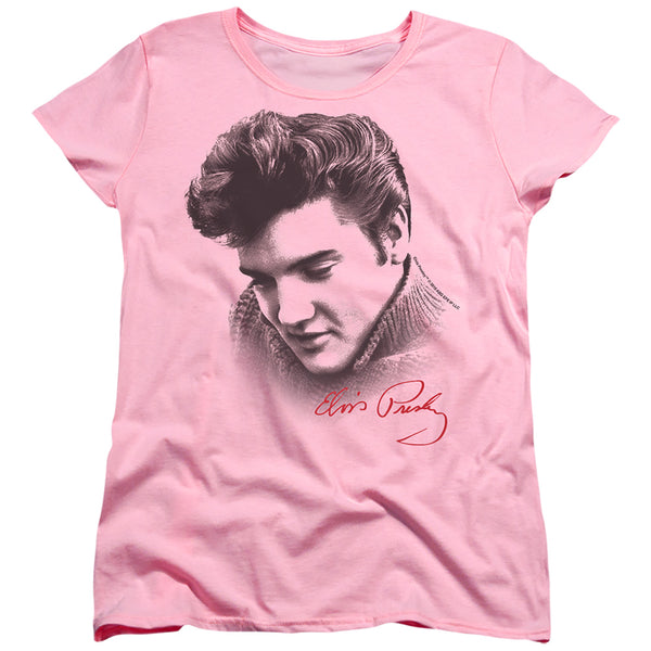 Elvis Presley - Portrait Of A King Women's Short Sleeve
