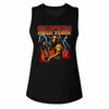 Escape Flames And Lightning-Ladies Muscle Tank