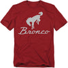 Ford Bronco - Chrome Bronco Logo Adult Regular Fit Short Sleeve