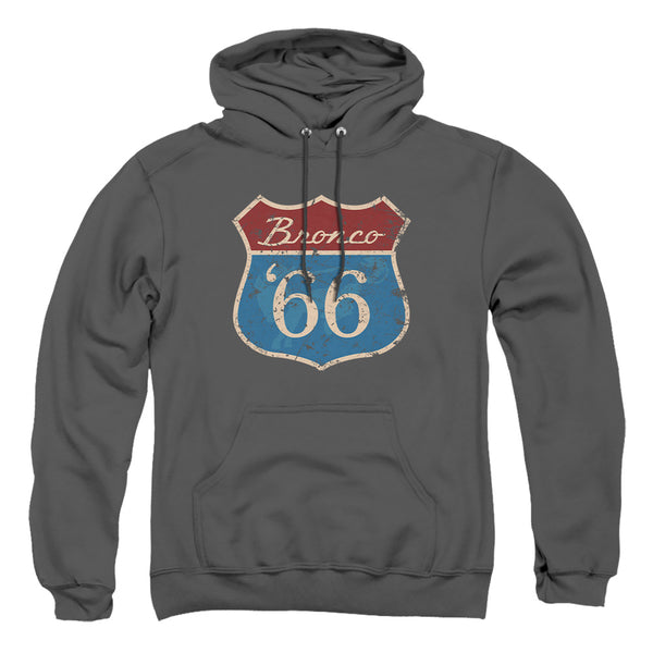 Ford Bronco - Route 66 Bronco Adult Pullover Hoodie