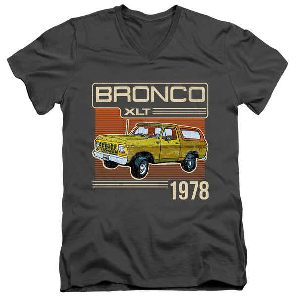 Ford Bronco - Bronco 1978 Adult Slim Fit V Neck Cotton