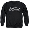 Ford - Chrome Ford Logo Adult Crewneck Sweatshirt