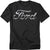 Ford - Chrome Ford Logo Adult Regular Fit Short Sleeve